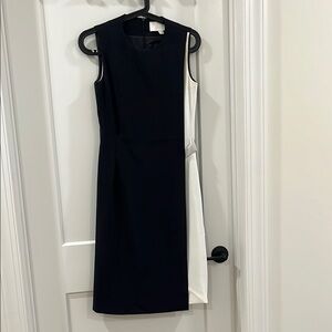 Boss Black Knee-Length Sleeveless Sheath Dress